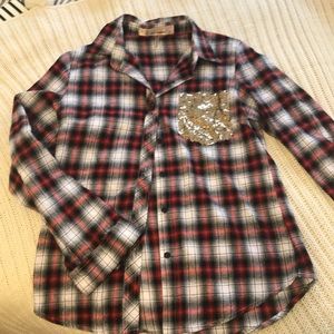 Sequin Flannel